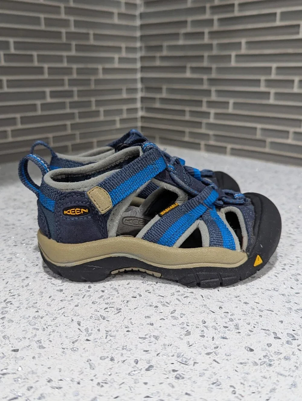 Keen Venice H2 Navy Dark Blue Gray Hiking Waterproof Sandal Kids Toddler Boys 8